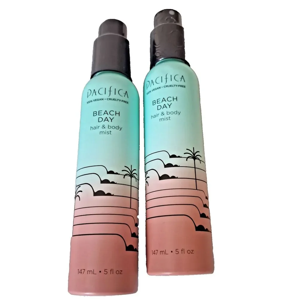 Pacifica Beach Day Hair and Body Mist 5 fl oz Fragrance 2 Pack New